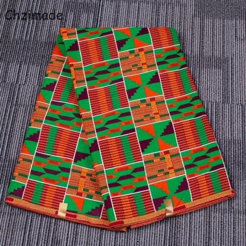 Chzimade Ankara African 100% Cotton Fabric Wax Printed Fabric For Women Party Wedding Dress Diy Handmade Decoration