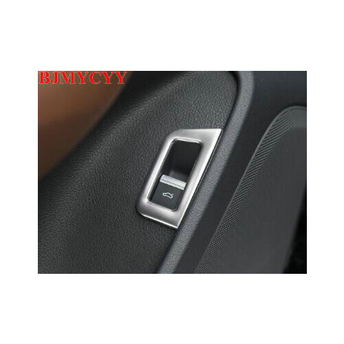 BJMYCYY Automobile rear box switch button stainless steel decoration frame for Audi Q7 2016-2018