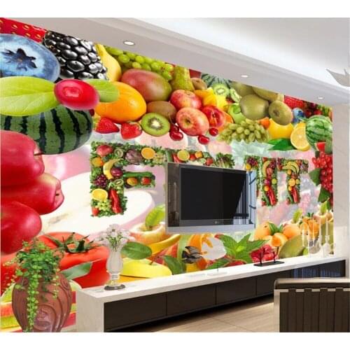 Beibehang Custom wallpaper 3d background wall modern minimalist fruit fashion mural home decoration painting Paped Pared