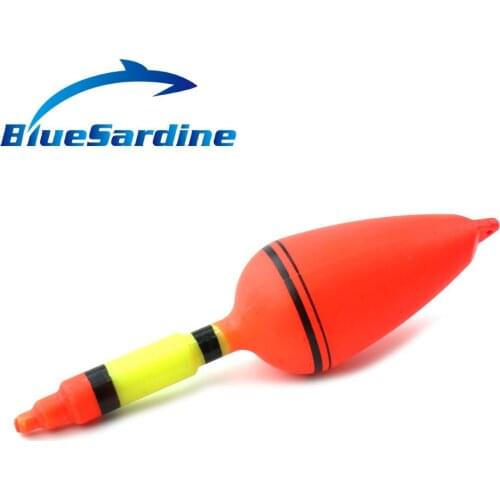BlueSardine 10PCS Fishing Float Plastic Fish Float Floater Floating Light Floats