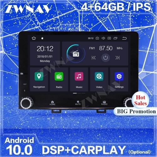 Carplay IPS Android 10 Screen GPS Navigation For KIA RIO 2017 2018 2019 2020 Auto Radio Audio Stereo Multimedia Player Head Unit