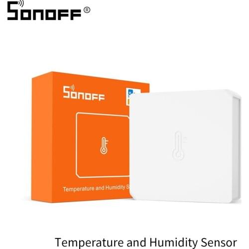SONOFF Temperature And Humidity Sensor SNZB-02 Temperature Humidity Sensor Real-time Work With SONOFF Bridge IFTTT Smart Home