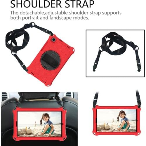 EVA Kids Cover for Huawei Mediapad M5 8.4 Shockproof Case with Shoulder Strap M3 Lite 8.0 Funda Tablet Case