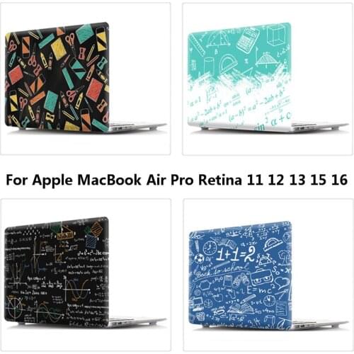 For Macbook Retina 13 A1425 A1502 Retina 12 A1534 Retina 15 A1398 For MacBook Pro 13 15 16 Air 11 13 Laptop Case Funda PVC Shell