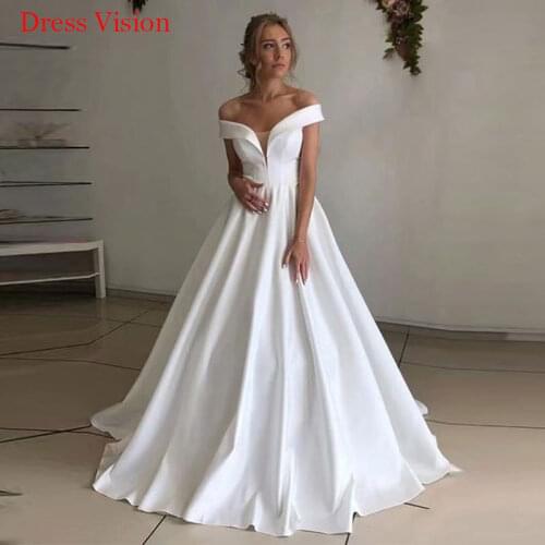 Dress Vision Satin Wedding Dresses