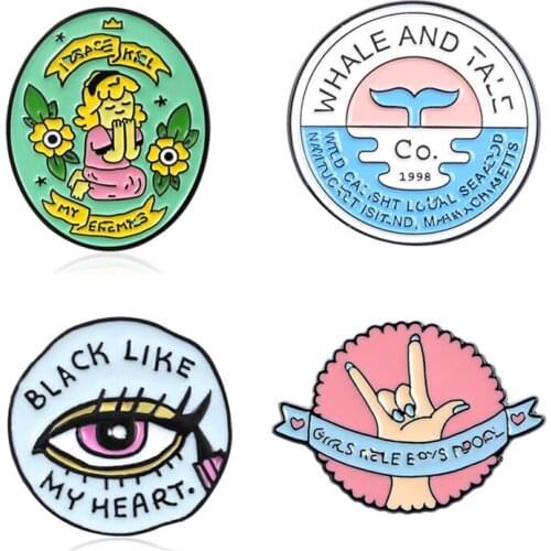 Mini Lapel Pins Enamel Badges Accessories Anime Brooches On Backpack Women Cute Hijab Pins Badges Vintage Brooches For Clothes