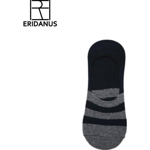 ERIDANUS Mens sock slippers stripe Invisible Boat Socks Short Spring Summer Fashion Male ankle socks 10pcs=5pairs/lot M584