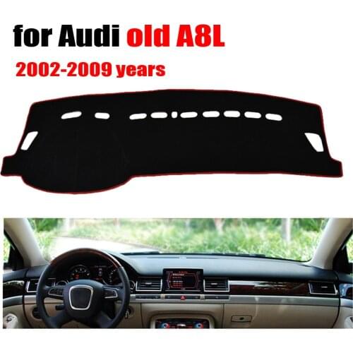 Car dashboard cover mat for Audi old A8L 2002-2009 years Left hand drive dashmat pad dash covers auto dashboard accessories