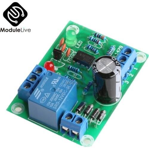 Liquid Level Controller Module Water Level Detection Sensor Controller Board AC/DC 9-12V High Current Relay Control Pump
