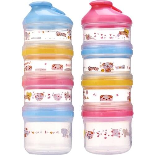 Baby Removable Milk Powder Cartoon Box Snack Containers for Kids