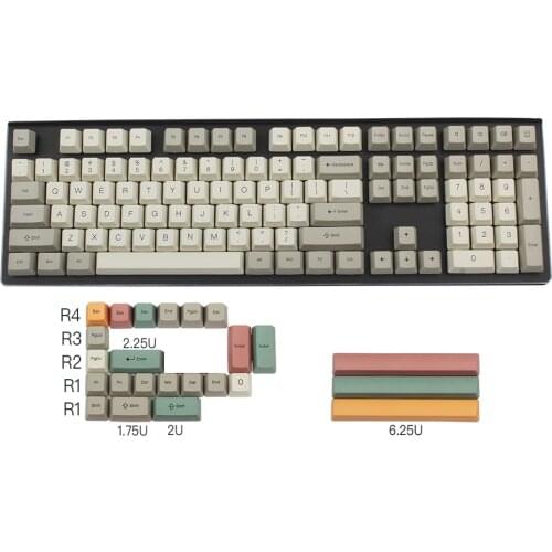 Cherry MX switch OEM and Cherry color theme keyboard cap, 61, 63, 64, 84, 87, 96, 9009, 108 mechanical key keyboard big keys