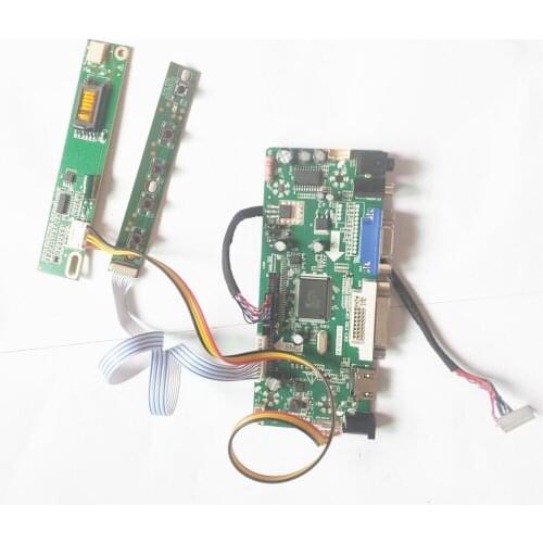 For B170PW03 V0 V1 LCD monitor M.NT68676 screen controller board VGA HDMI-Compatible DVI LVDS 30Pin CCFL 1440*900 17"