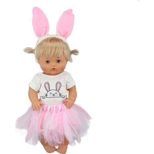 Fashion Lovely Rabbit Surit Fit 40cm 41 cm Nenucos Doll Nenuco Ropa su Hermanita Purple Long Sleeves