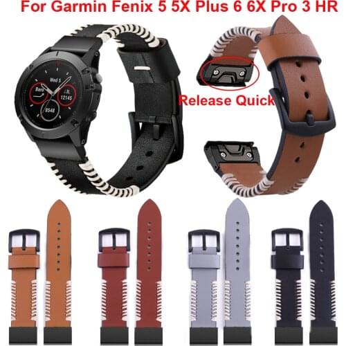 Smart Watch Band Straps For Garmin Fenix 6 6X Pro 5X 5Plus 3 HR Forerunner 935 945 Quick Release Strap Silicone Bracelet Correa