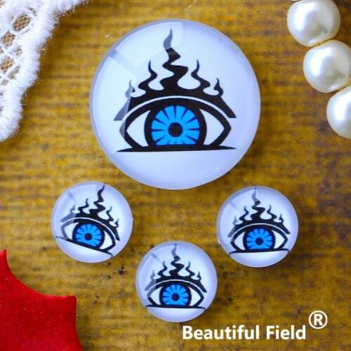 12mm 25mm 14mm 16mm 18mm 20mm Photo Glass Cabochons Round Cameo Set Handmade Settings Stone Magic ZE3005