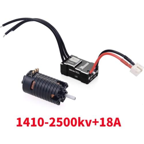 Surpass Hobby Rocket V2 Mini-z 1410 2500KV 3500KV 5500KV 7500KV 9500KV Brushless Motor 18A ESC for Kyosho 1/24 1/28 1/32 RC Car
