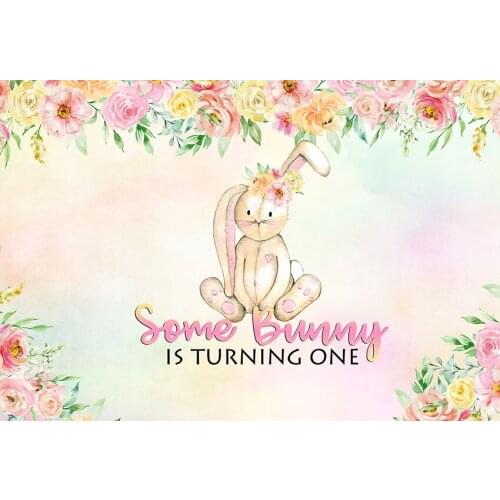 Lovely bunny backgrounds baby photo shots vinyl fotografia baby shower photography Backdrop for photo studio accessories G-1047