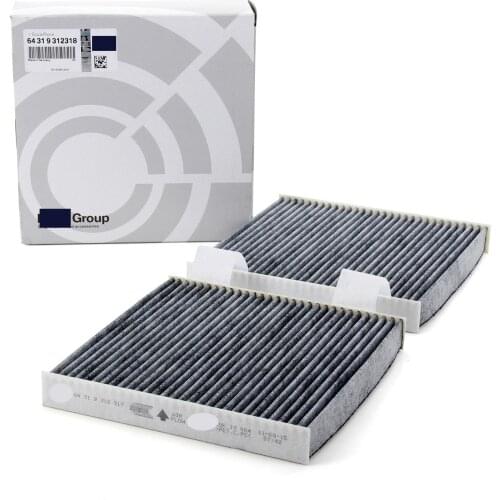 For BMW X3 F25 X4 F26 64319312318 AC air filter engine air filter for BM 2 PCS one set original quality