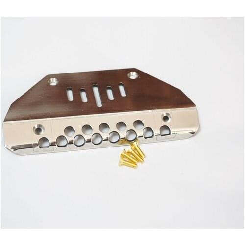 High-brightness stainless steel chassis armor chassis crash plate for TRAXXAS TRX4 T4 T6 G500