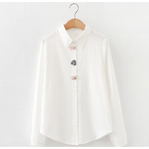 XING WEI SI Light Blue Blouses