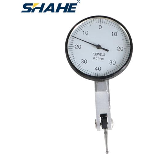 0.01mm 0-0.8mm dial test indicator dial neutral indicator dial gauge indicator Professional Lever Dial Test Indicator Meter Tool