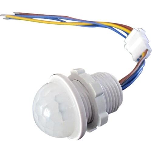 1Pcs PIR Infrared Motion Sensor Switch 110V 220V Auto Light Switch PIR Sensor Detector Led Sensitive Night Ligth