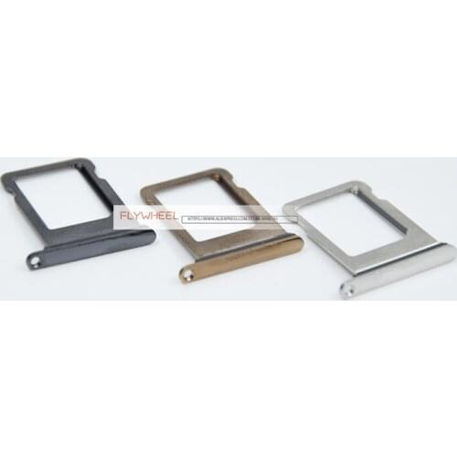 1pcs New SIM Tray For iPhone XS SIM Card Slot Holder Adapter Replacement Parts Black/Silver/Gold Color