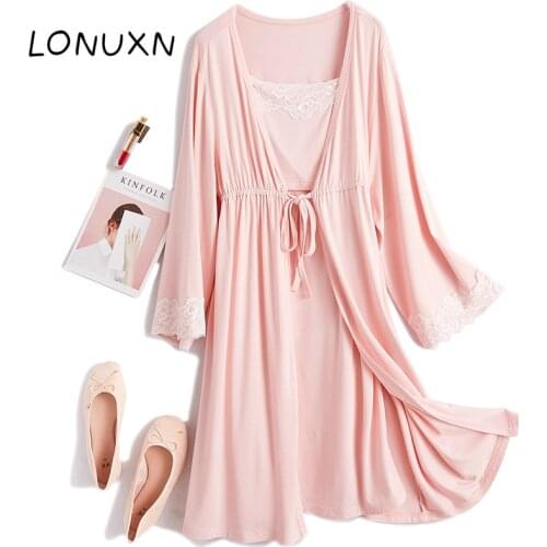2Pcs/Set Maternity Breastfeeding Nursing Nightgowns Room Wear Sleepwear Nightie Nightwear Breast Feeding Pajamas Pregnancy Dress