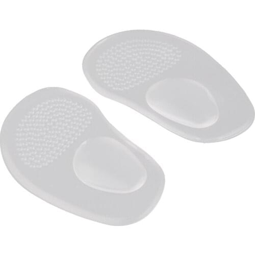2 in 1 Arch Support Cushion Half Insole Silicone Gel Front Feet Shoe Pads
