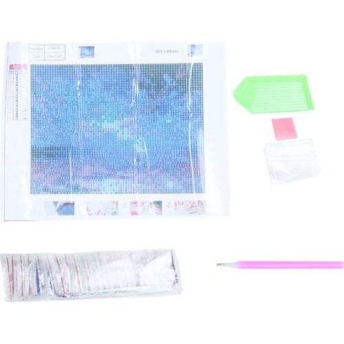 5D DIY Diamond Painting Scenery Love the sky Diamond Rhinestone Embroidery Cross Stitch Home Decor Gift 20x25cm