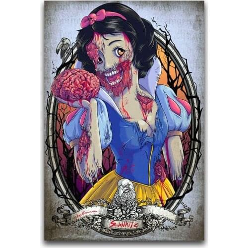 Disney Princess 5D DIY Horror Diamond Painting Cross Stitch Kits Diamond Embroidery Mosaic Home Decor