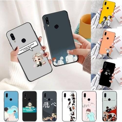 Haikyuu Hinata Attacks Anime Phone Case For Xiaomi Redmi 4x 5 plus 6A 7 7A 8 mi8 8lite 9 note 4 5 7 8 pro