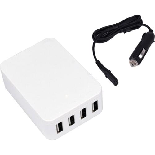 DC12V to 5V 5A four USB Power Adapter Converter Cable Module Power Connector Car Charger For 4 USB Output Step-down power module