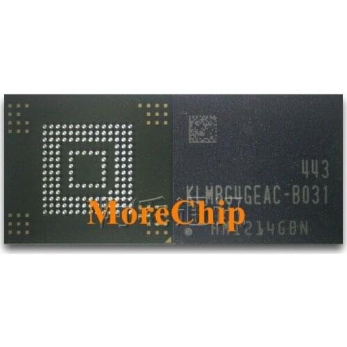 KLMBG4GEAC-B031 eMMC BGA153 32GB Phone Nand Flash Memory IC Storage Chip Soldered Ball Pins 2pcs/lot