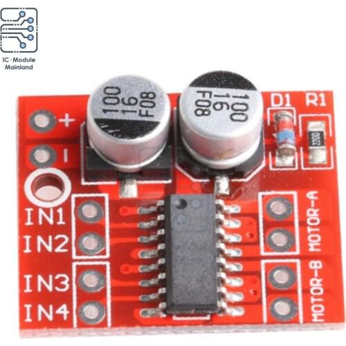 DC 2V-10V 1.5A MX1508 DC Motor Driver Module 2-Way PWM Speed Dual H-Bridge Stepper Motor Driver Board L298N