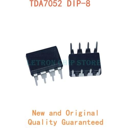 10PCS TDA7052 DIP8 TDA7052A DIP-8 DIP new and original IC Chipset