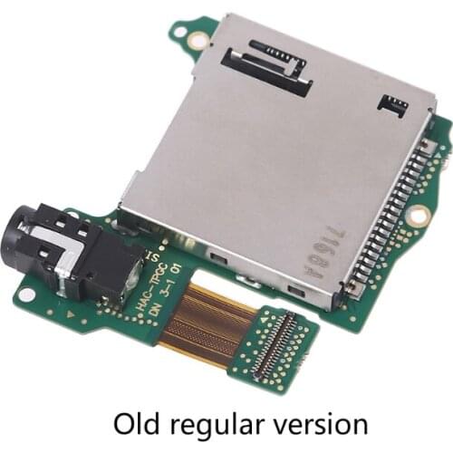 448F Game Cartridge Card Slot Replacement Reader Console Headphone Jack Port Socket Compatible with Switch Repair Parts