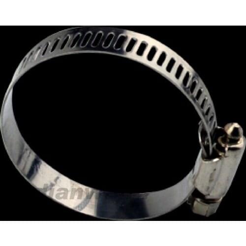 14-27mm, Stainless Steel Adjustable Pipe Hose Clamp Hoop, Diameter Stainless Steel Hoop Worm Drive Hose Clamp Ring, 10 pcs