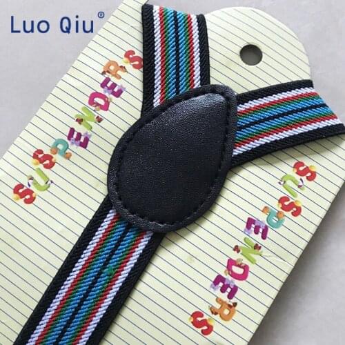 2019 Adjustable Elasticated Child Suspender Straps Unisex Children Y Shape Elastic Clip-on Suspenders 3 Clip Pants Braces