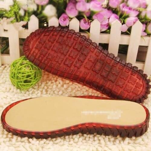 Hand-knitted hook soles hollow thread shoes crystal bottom tendon bottom hook shoes transparent tasteless non-slip soles