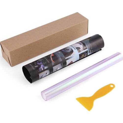 Universal 120x30cm Auto Car Lights Change Color Film HeadLight Taillight Tint Protective Film Car Sticker Styling with Scraper