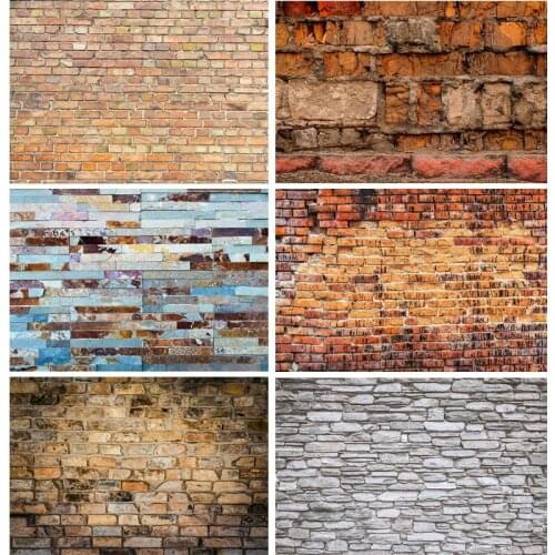Vinyl Custom Photography Backdrops Vintage Brick Wall Theme Photo Background Studio Props 201225RY-08