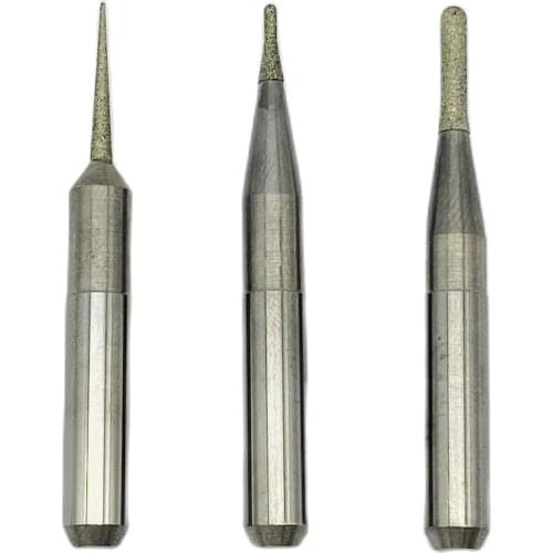 Diamond Emery Milling Burs Compatible with Zirkonzahn CADCAM System Mill Lithium Disilicate Emax