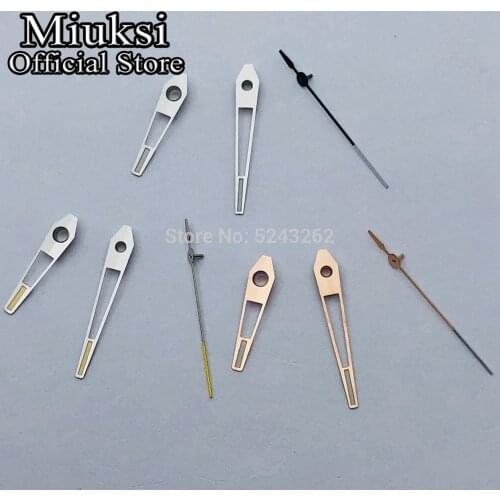Miuksi silver rose gold watch hands luminous hands fit Miyota 8205 8215 821A Mingzhu DG 2813 3804 movement