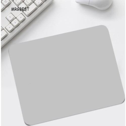 Pure Simple Mouse Pads One Colour Gaming Mouse Pad No Locking Edge Natural Non-slip Rubber Gamer Accessories for Work and Gaming