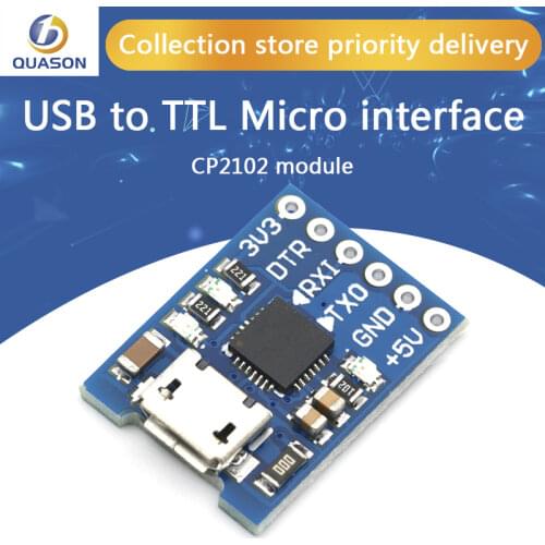 10PCS CJMCU CP2102 MICRO USB to UART TTL Module 6Pin Serial Converter UART STC Replace FT232 NEW for arduino