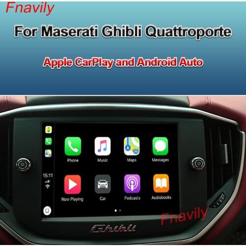 Fnavily OEM Retrofit Wireless CarPlay For Maserati Ghibli Quattroporte Apple CarPlay And Android Auto Retrofit Kit 2014