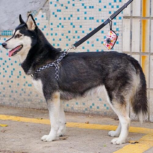 Pet Trash Bag Storage Bag Durable Metal Zipper Walking Portable Bags Dog Poop Bag Holder Portable Dog Waste Bag Storage Pouch