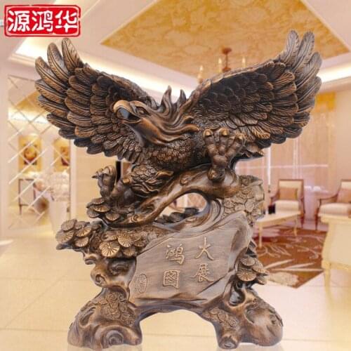 Source Honghua great success hawk craft ornaments resin crafts business gifts custom furnishings shop opening