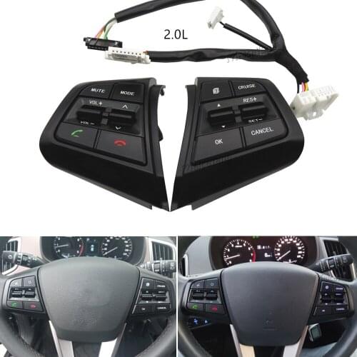 Steering Wheel Cruise Control Switch Multimedia Volume Regulator Button 96700C90004X 96710C90004X For Hyundai Creta Ix25 2.0L